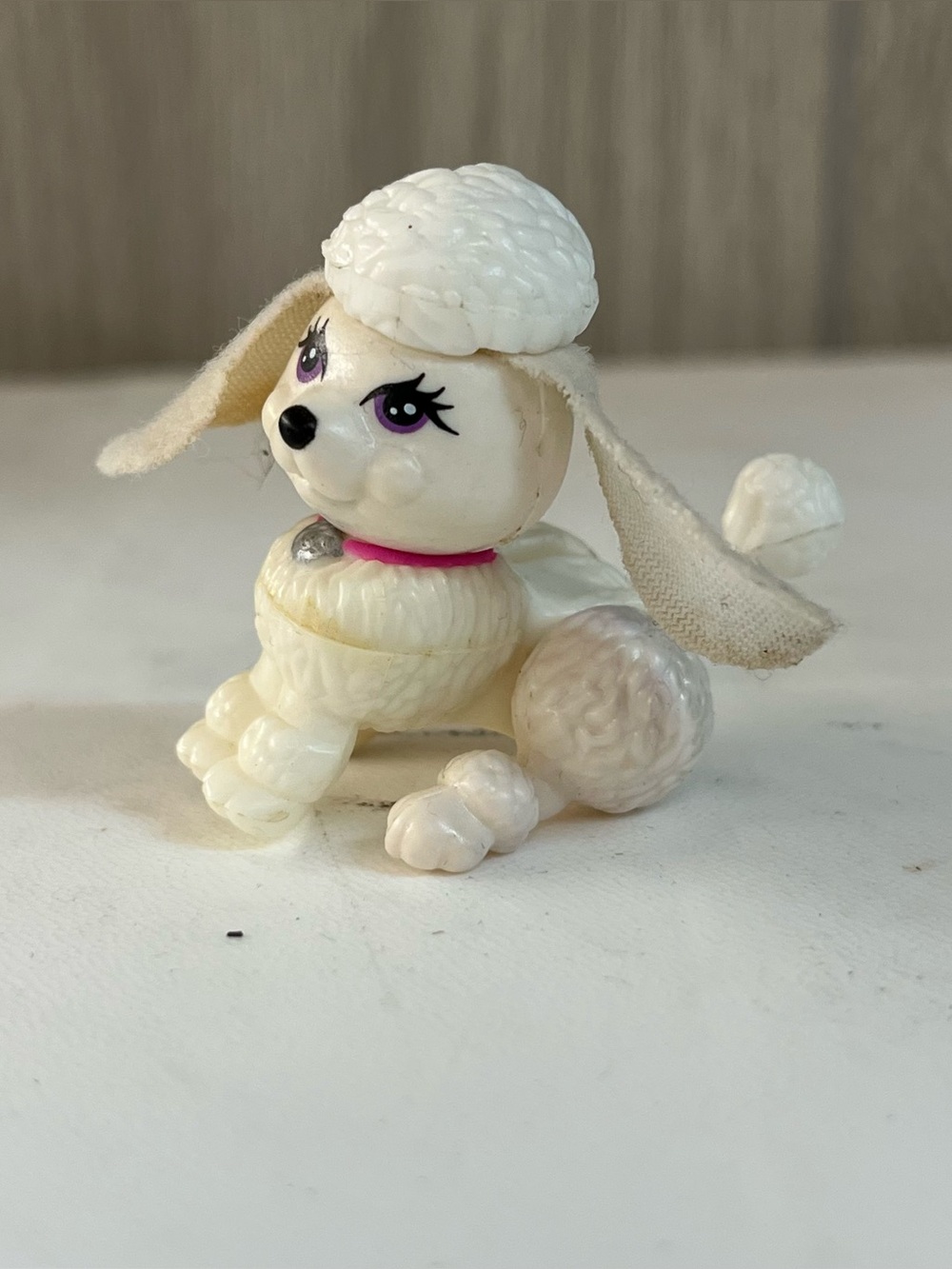 Kenner Littlest Pet Shop Puppy Pals White Poodle Vintage 90s Dog